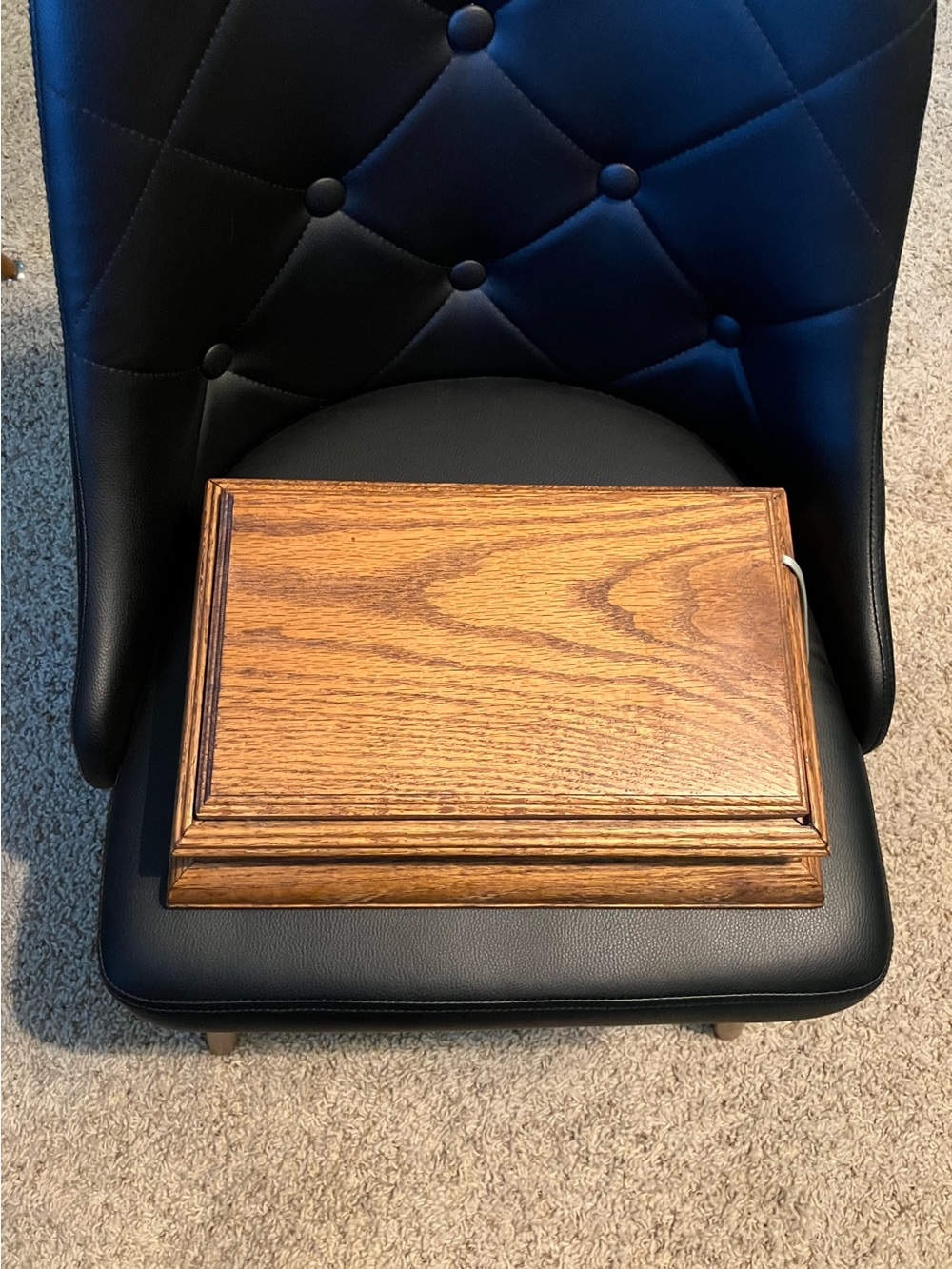 Rare Find! Hidden Touch-Tone Telephone In Wood Box Case - Picture 4 of 10